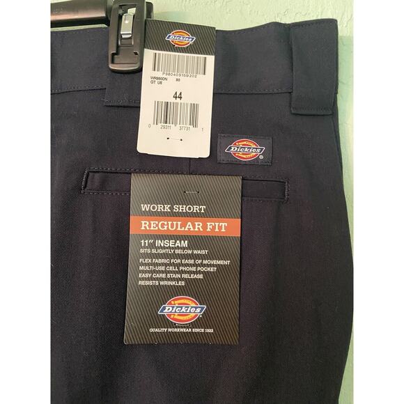 Dickies Men’s Regular Fit Work 11” Shorts in Dark Grey Size 44 - Picture 4 of 6